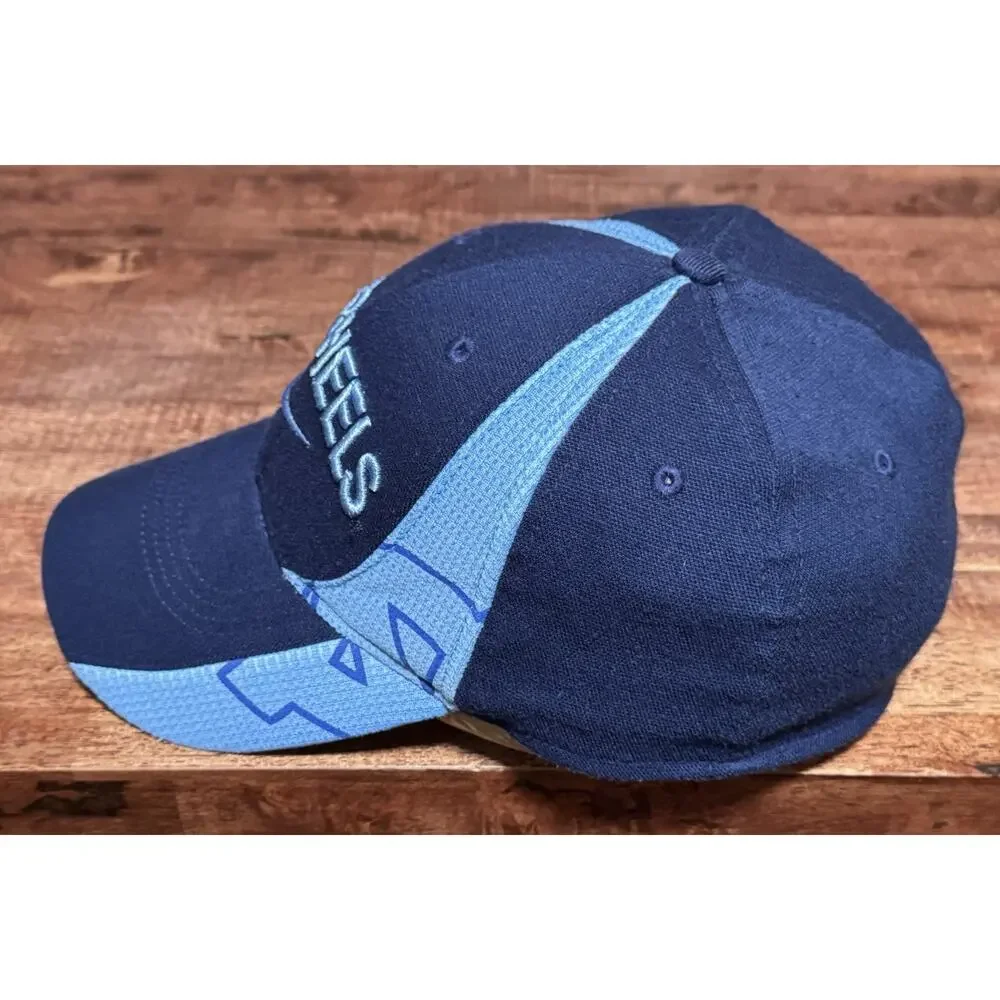 VTG Nike UNC Tarheels Hat Cap Flexfit Blue 90s Y2K North Carolina